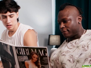 Angel Elias and Harrison Feels jerking off