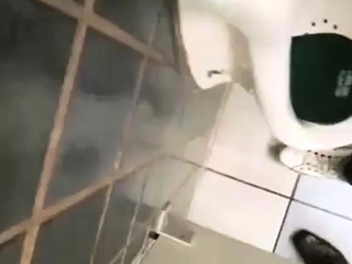 Public Bath Interracial Handjob and Cumming