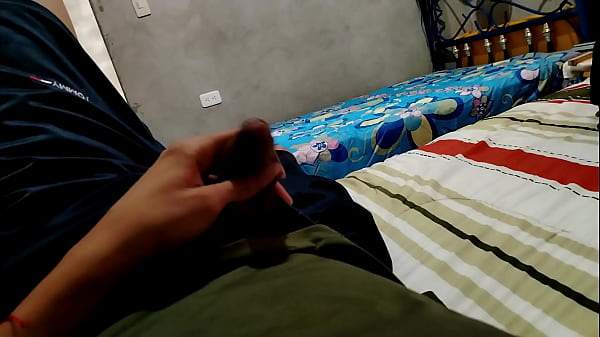 POV masturbating my cock at my mother-in-law’s house