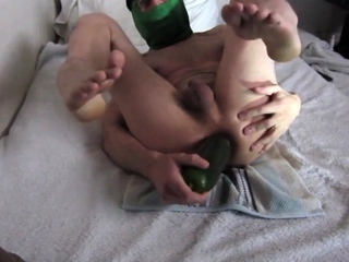 Huge Cucumber Gapes My Twink Hole
