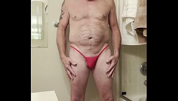 Sissy Perry gay sub drinking pee!