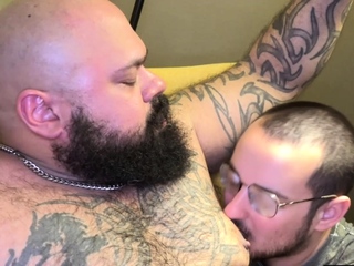 Chubby Bear Fucked Hard After BLowjob