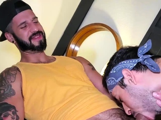 Inked Gay Having Great Time In POV Sex