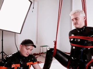 Tattooed Axel Abysse Gets Extreme Foot Fisting