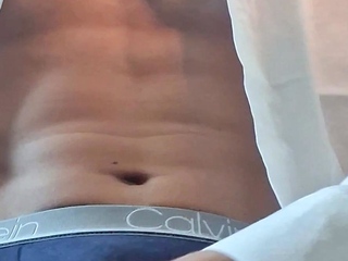 Asian Crush Drips Hot Cum in Your Mouth Stroking His Cock