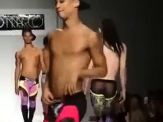 Black Crossdresser in Fierce Runway Show