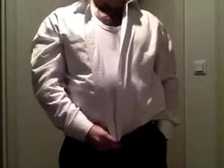 Hairy Daddy Strips and Plays