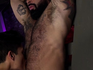 Jason Wolf Hits The Jackpot By Bottoming Hot DILFs Penis