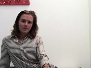 Solo Australian Leoroy Grips His Dick Tight And Strokes Hard