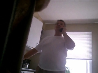 Str8 flashing in front of janitor