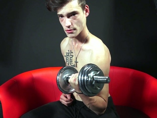 Super hot boy Johny Walsh with big dick and big balls